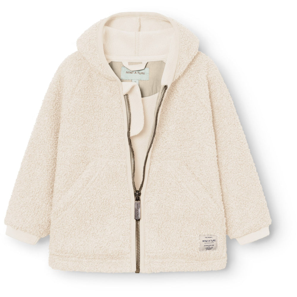 Køb Mini A ture Angora Cream Matliff Teddyfleece Jakke. GRS