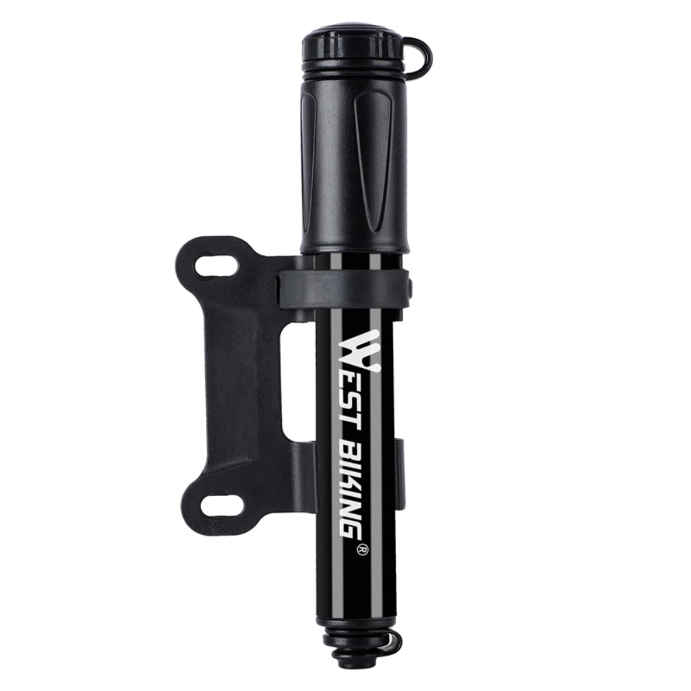 (100PSI) Mini Fahrrad Pumpe Velo Reifen Ballpumpe - Schwarz