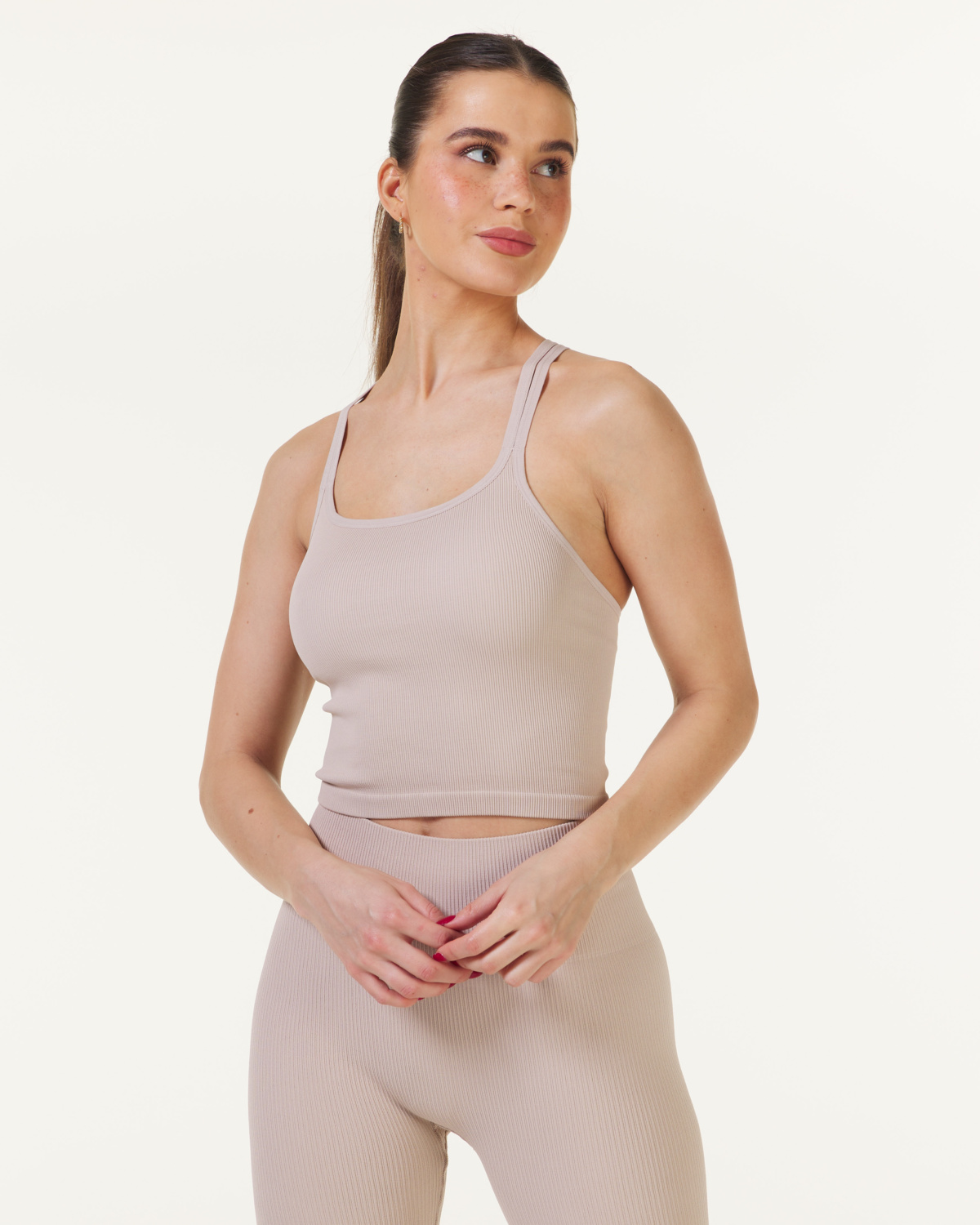 Bumpro Perfect Rib Croptop Beige