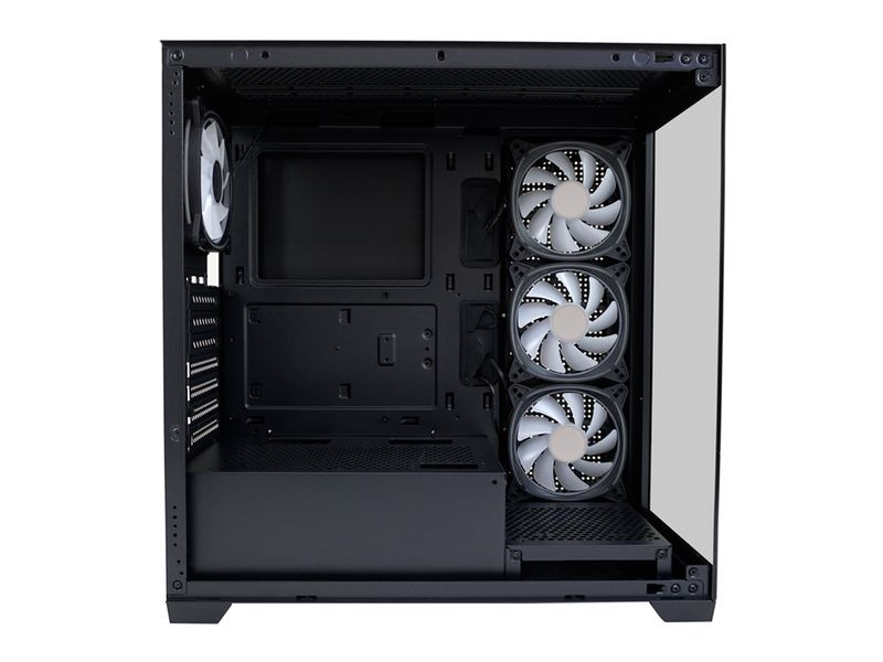 LC-Power PC-Gehäuse LC-715B-ON Schwarz Mid-Tower Gehäuse mit ARGB-Beleuchtung
