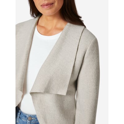 Damen-Strickjacke, Naturweiß