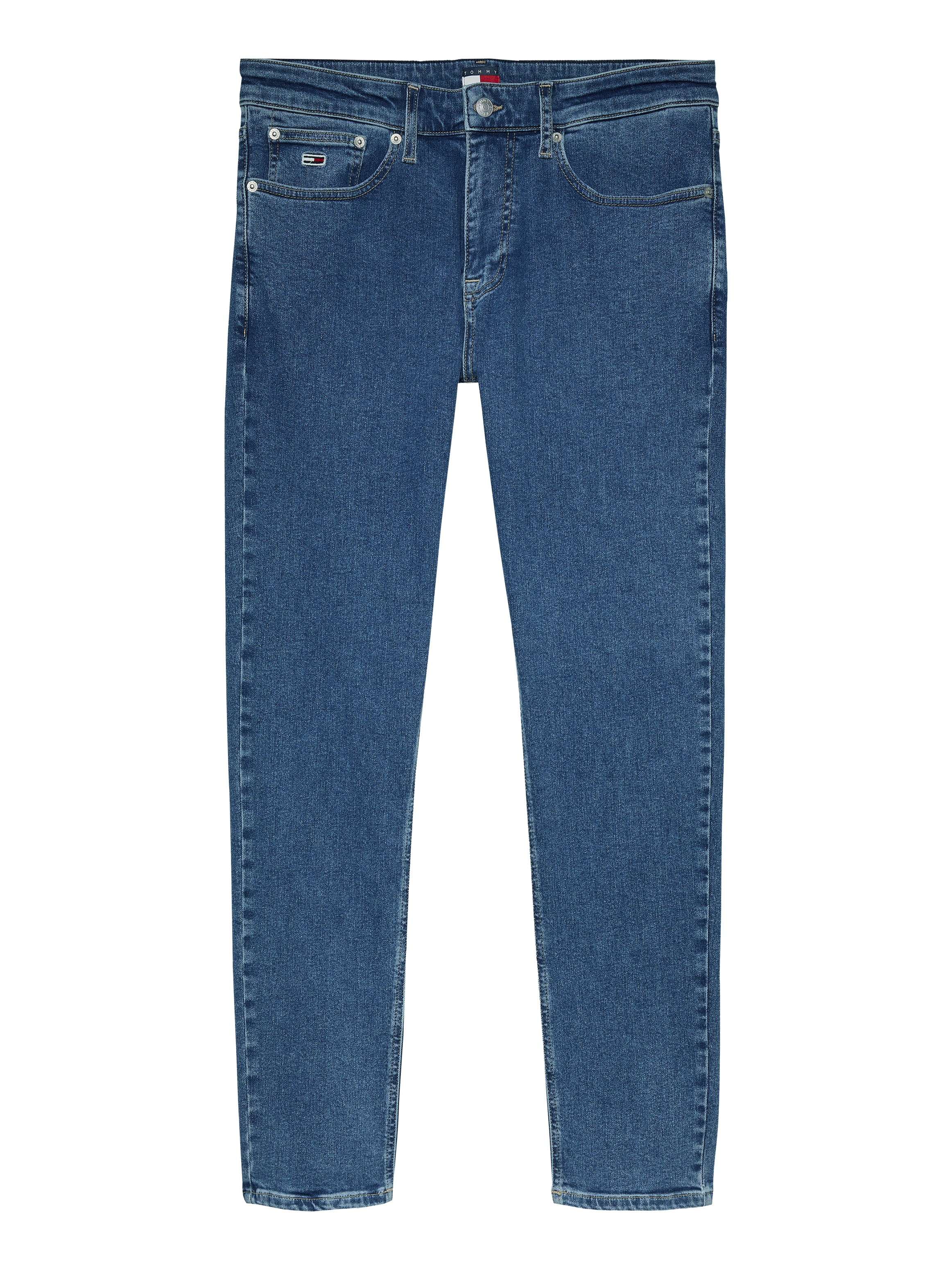 Tommy Jeans Tapered-fit-Jeans »Austim Slim Tapered«, mit Logostickereien