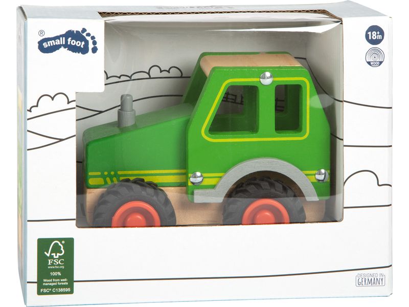 small foot Landwirtschaftsfahrzeug Traktor Kompakter Holztraktor