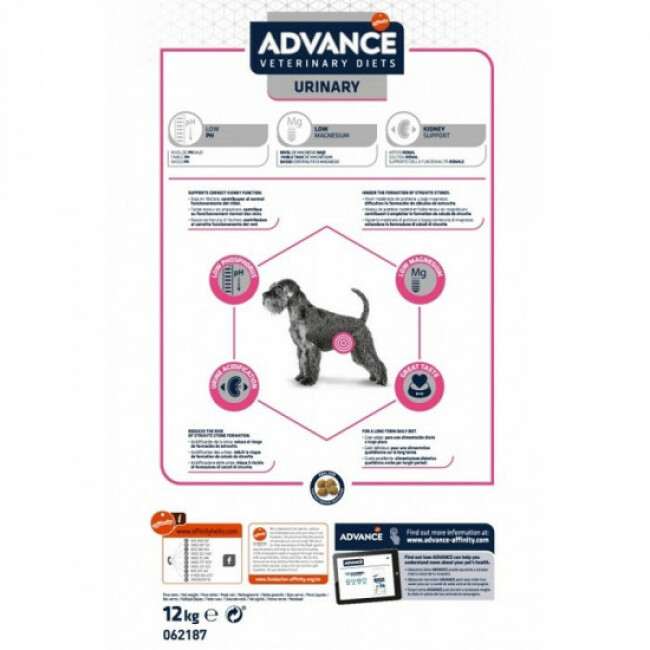 Croquettes Advance Veterinary Diets Urinary pour chiens