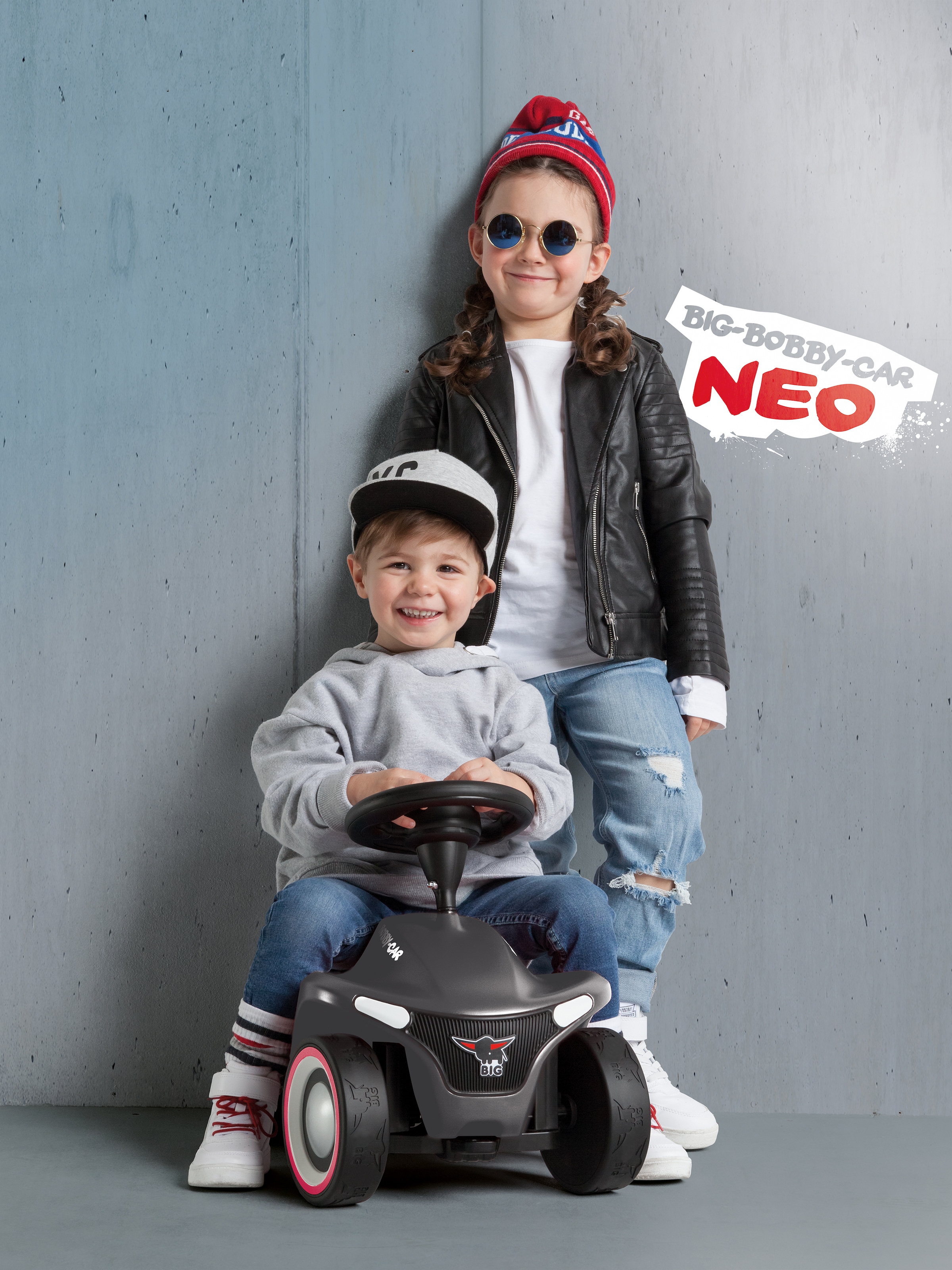 BIG Rutscherauto »BIG Bobby-Car-Neo Anthrazit« Made in Germany