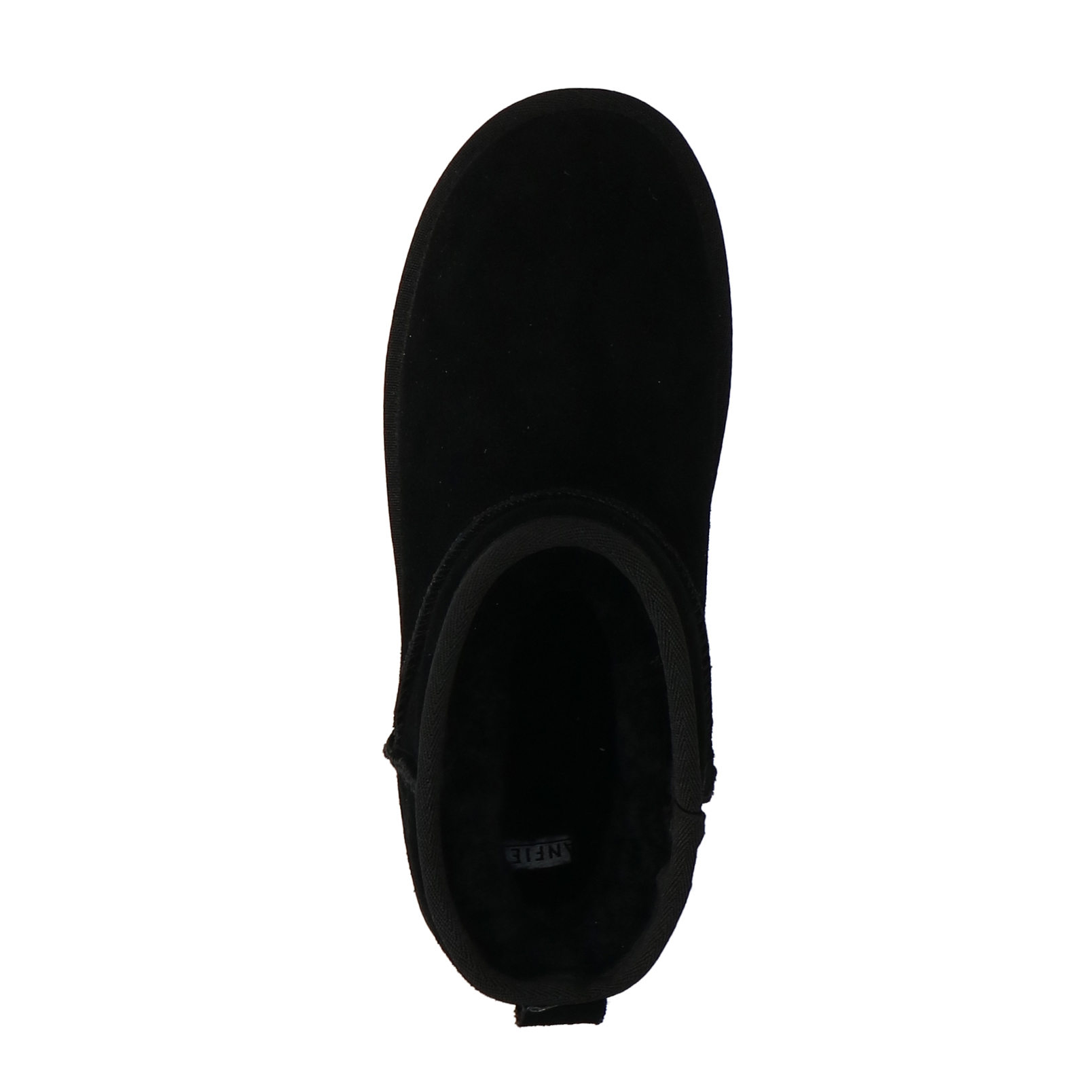 Zwarte suède boots