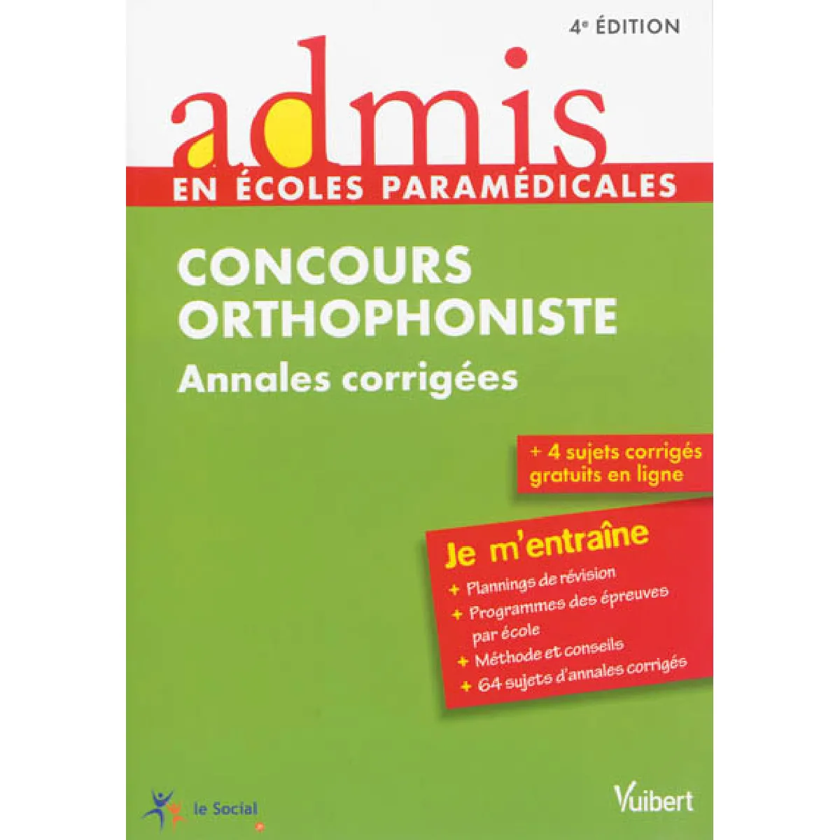 Concours orthophoniste : annales corrigées · Occasion
