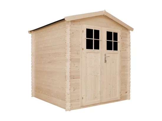 Abri de jardin en bois - porte verrouillable de haute qualité- 3.53 m2 - TIMBELA M343F