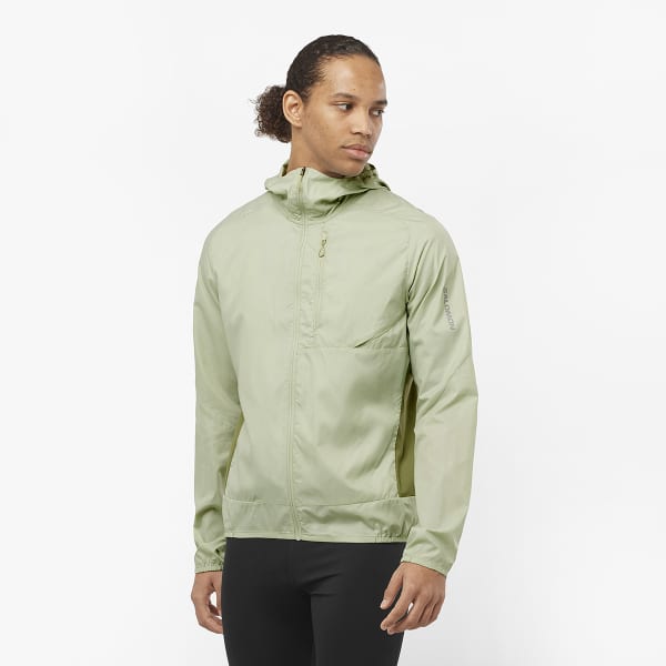 Veste trail SALOMON BONATTI CROSS FZ HOODIE M DESERT SAGE/DE
