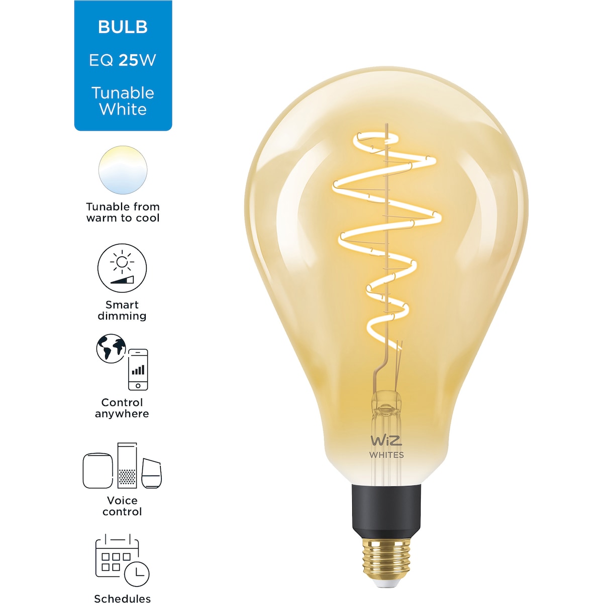 Wiz Light LED-pære 7W E27 871869978685400