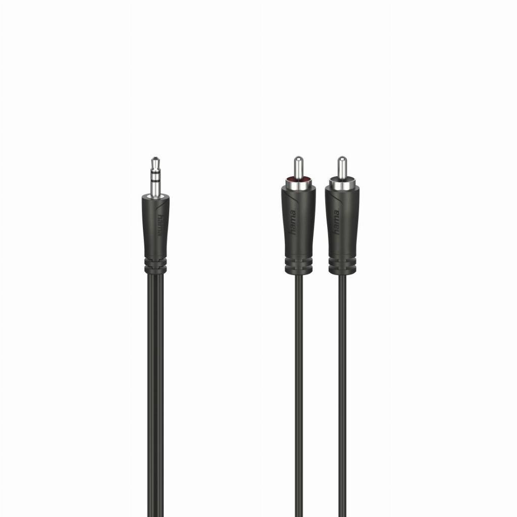 Hama 00205110 audio kabel 1,5 m 3.5mm 2 x RCA Zwart