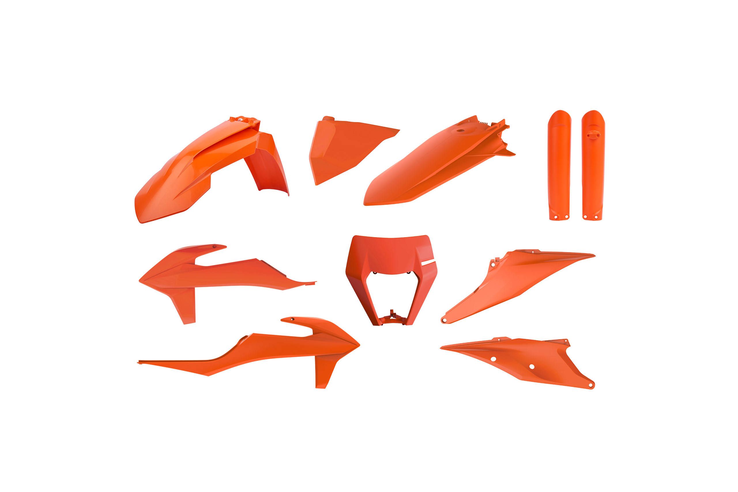 Kit plastiques Polisport Orange KTM