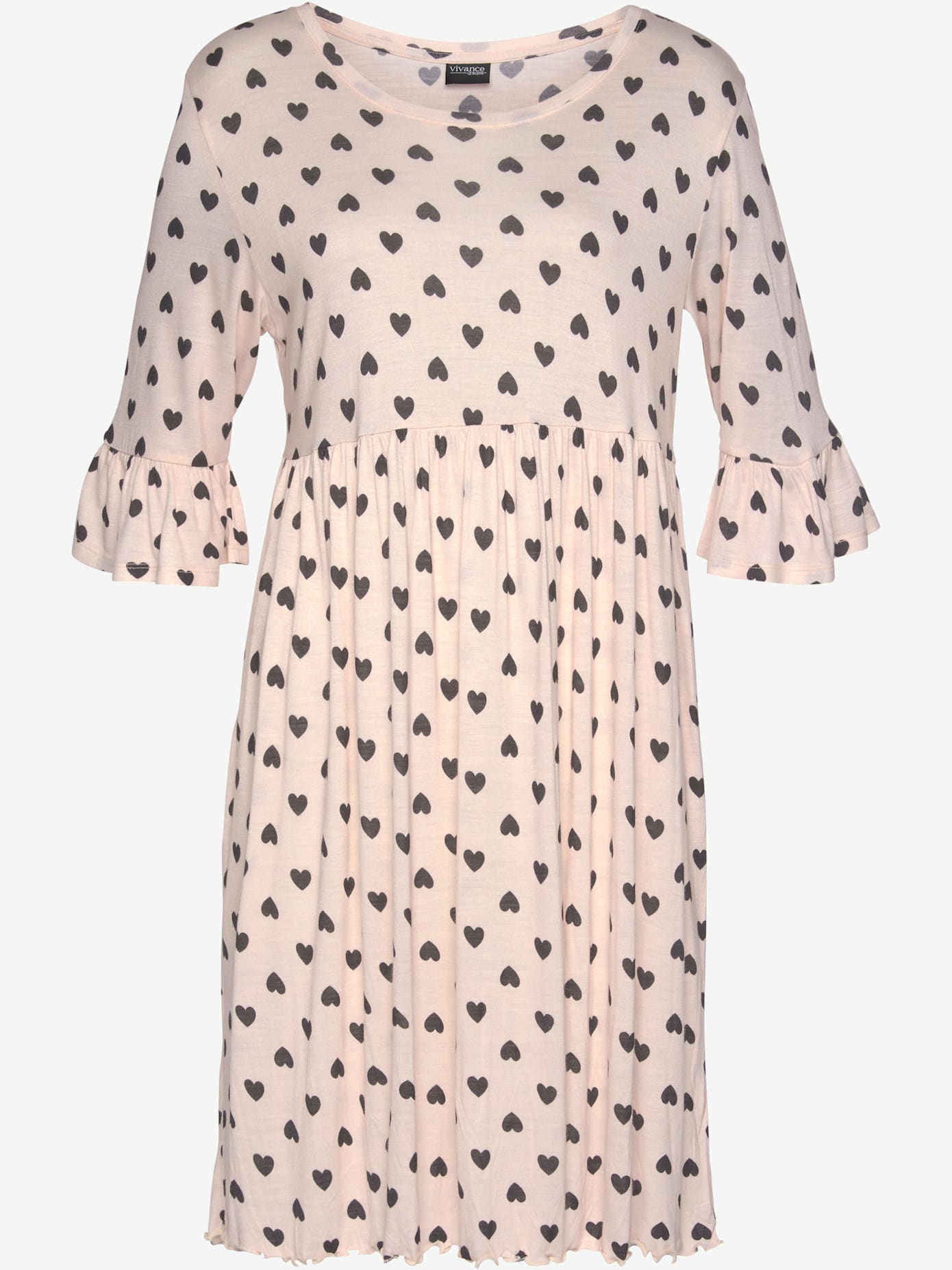 Chemise de nuit robe de nuit courte à motif