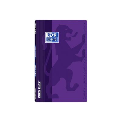 Oxford OpenFlex - Répertoire 9 x 14 cm - 96 pages - petits carreaux (5x5 mm) - disponible dans différentes couleurs
