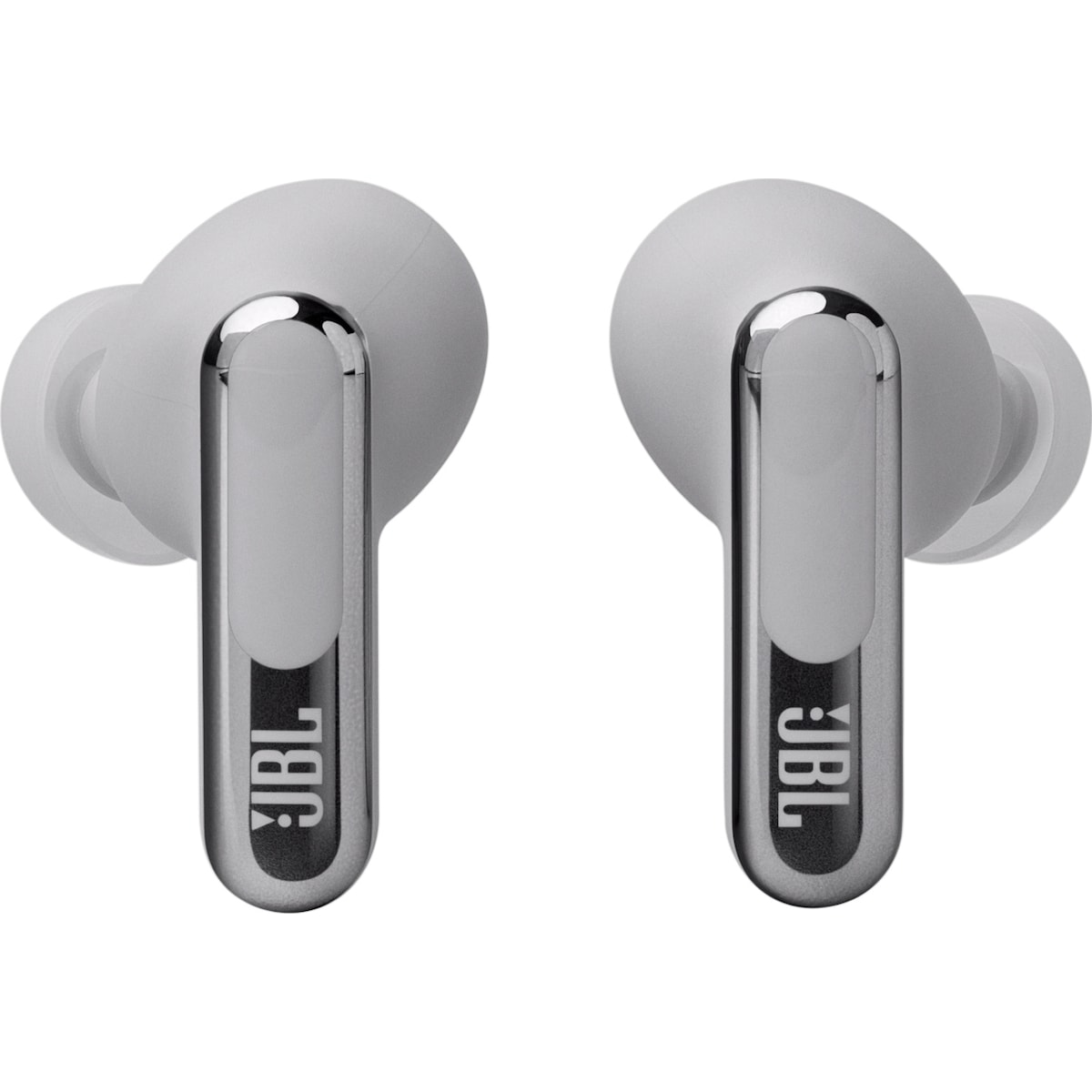 JBL Live Beam 3 helt trådløse in-ear hodetelefoner (sølv