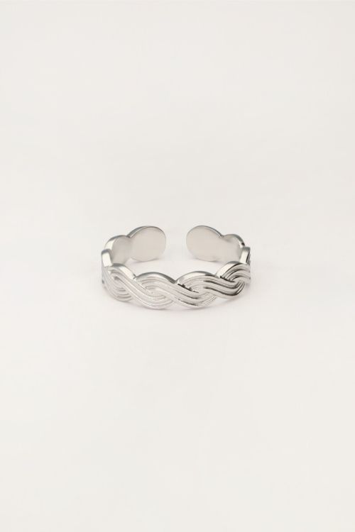 Ring met vlecht