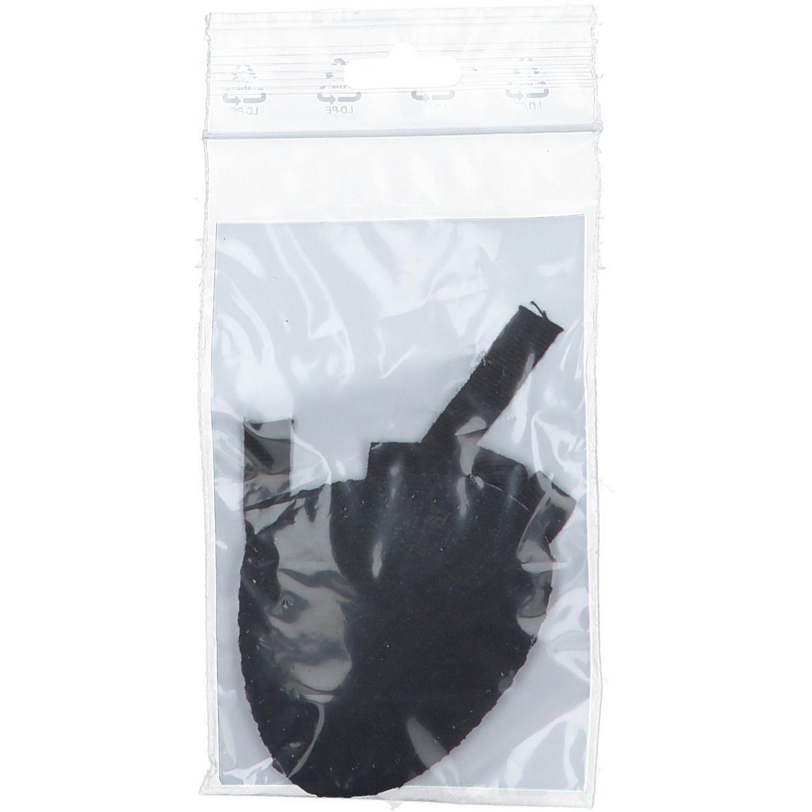 Dr. Junghans® Augenklappe schwarz mit Bindeband