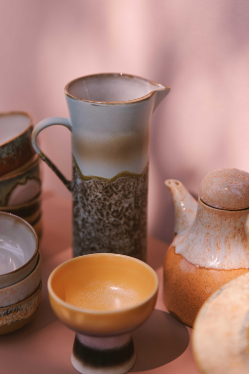 HKliving 70's Ceramic koffiepot afternoon