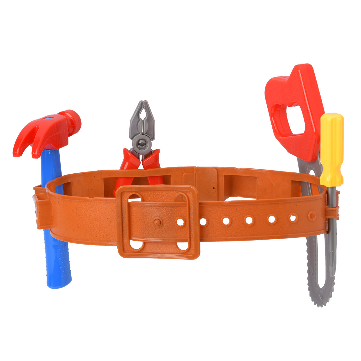 Topolino Kostüm-Set Bauarbeiter 7-teilig orange / gelb / braun