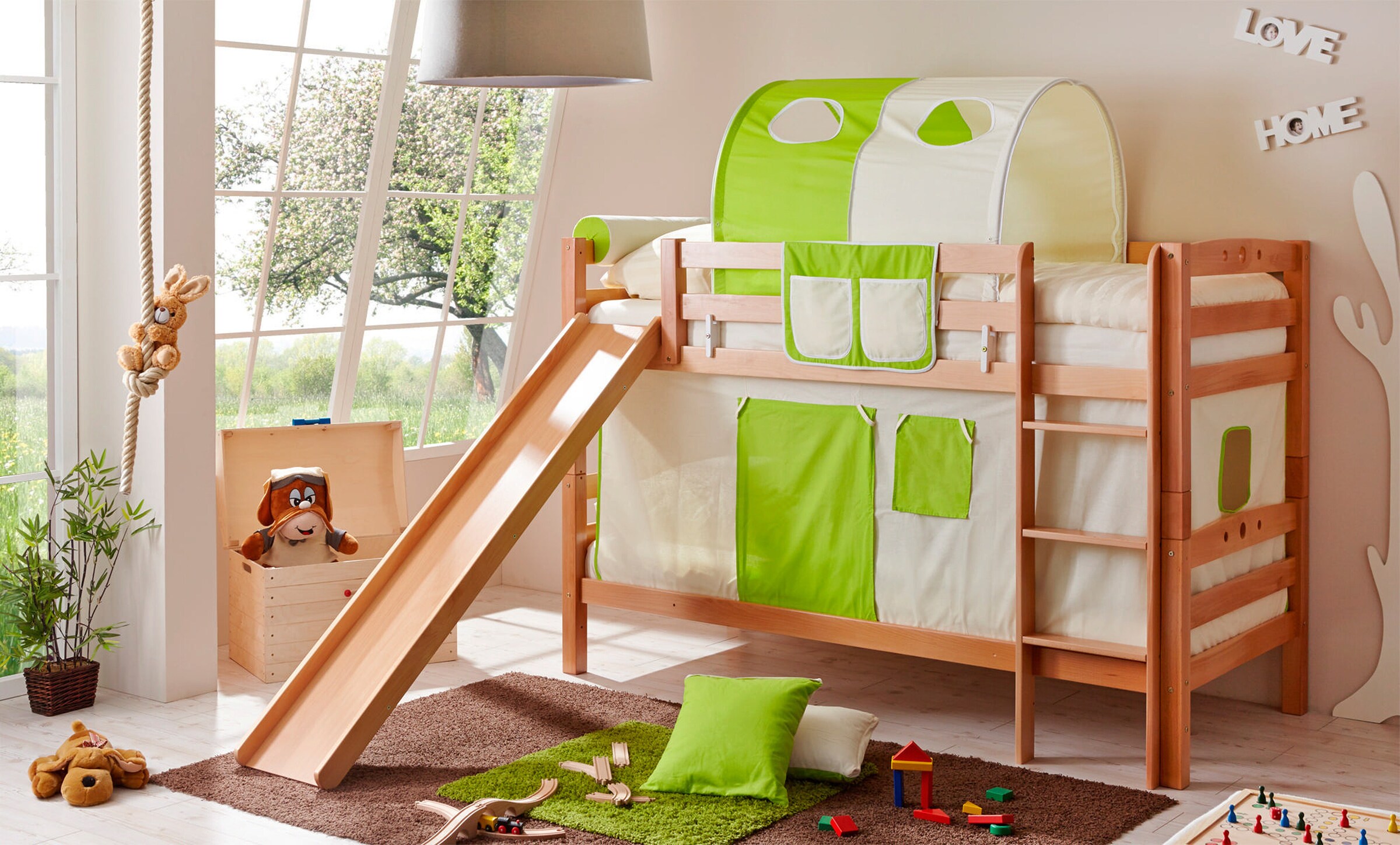 Ticaa Etagenbett mit Rutsche 