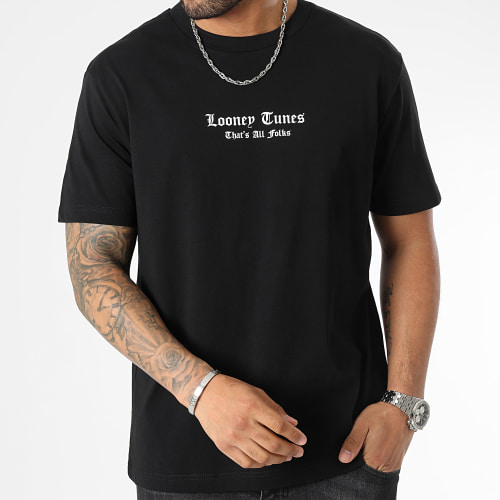 Tee Shirt Oversize Large Taz Graff Noir