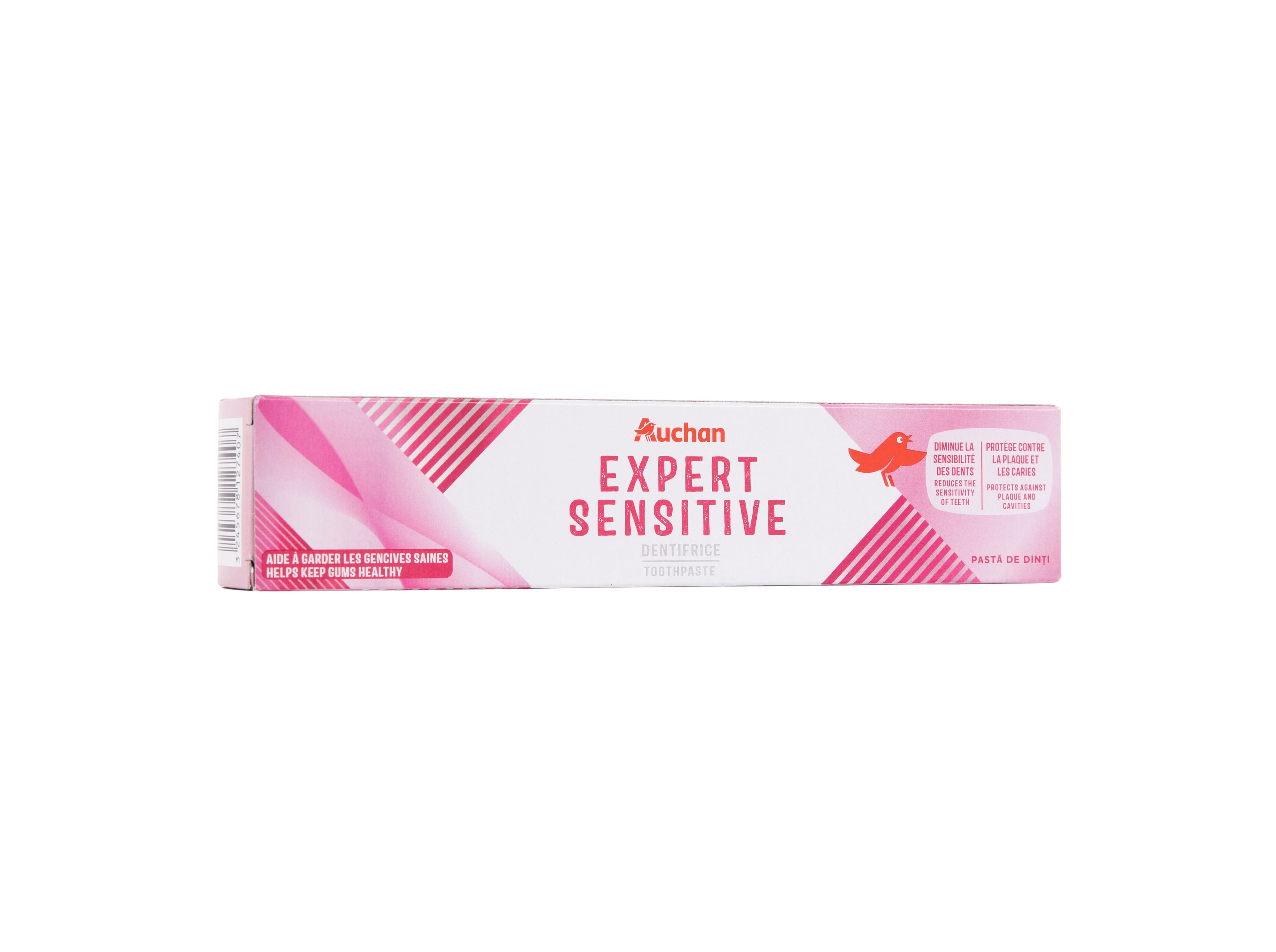 PASTA DENTÍFRICA AUCHAN GENGIVAS SENSÍVEIS 75ML