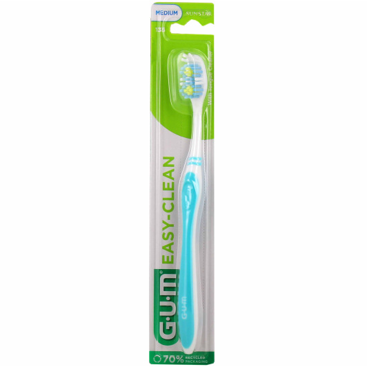 Gum brosse à dents medium Easy Clean - Hygiène bucco-dentaire