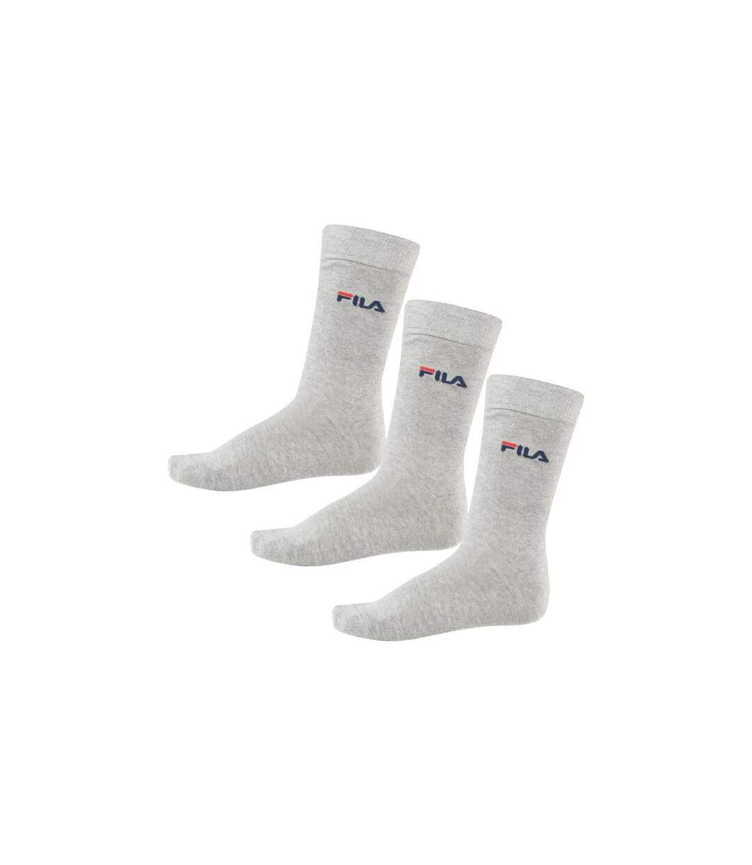 FILA Lot de 3 paires de Chaussettes Homme Coton FINES Souris