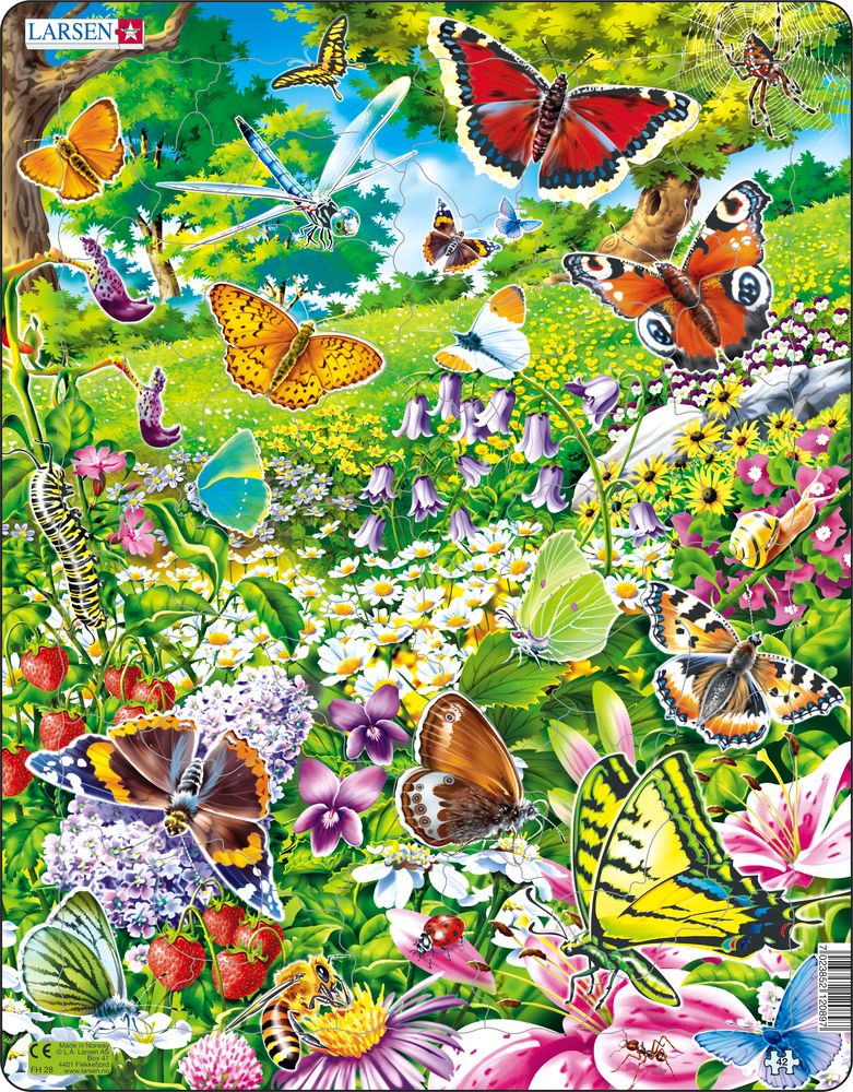 Larsen Puzzle Puzzle - Schmetterlinge