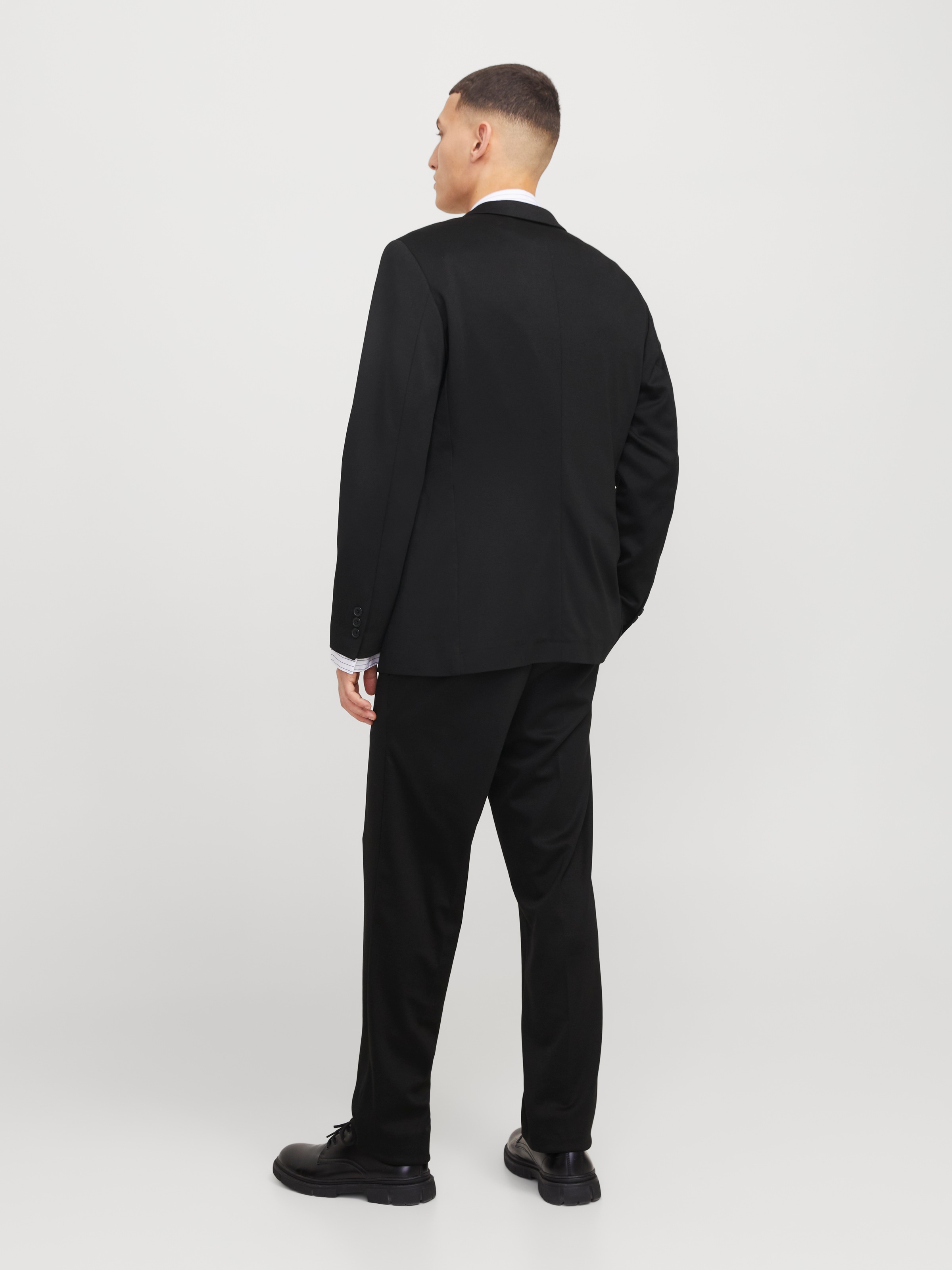 Jack & Jones Anzughose »JPRJAXON Businesshose mit mittlerer Bundhöhe«  unifarben, modisch, slim fit, Materialmix