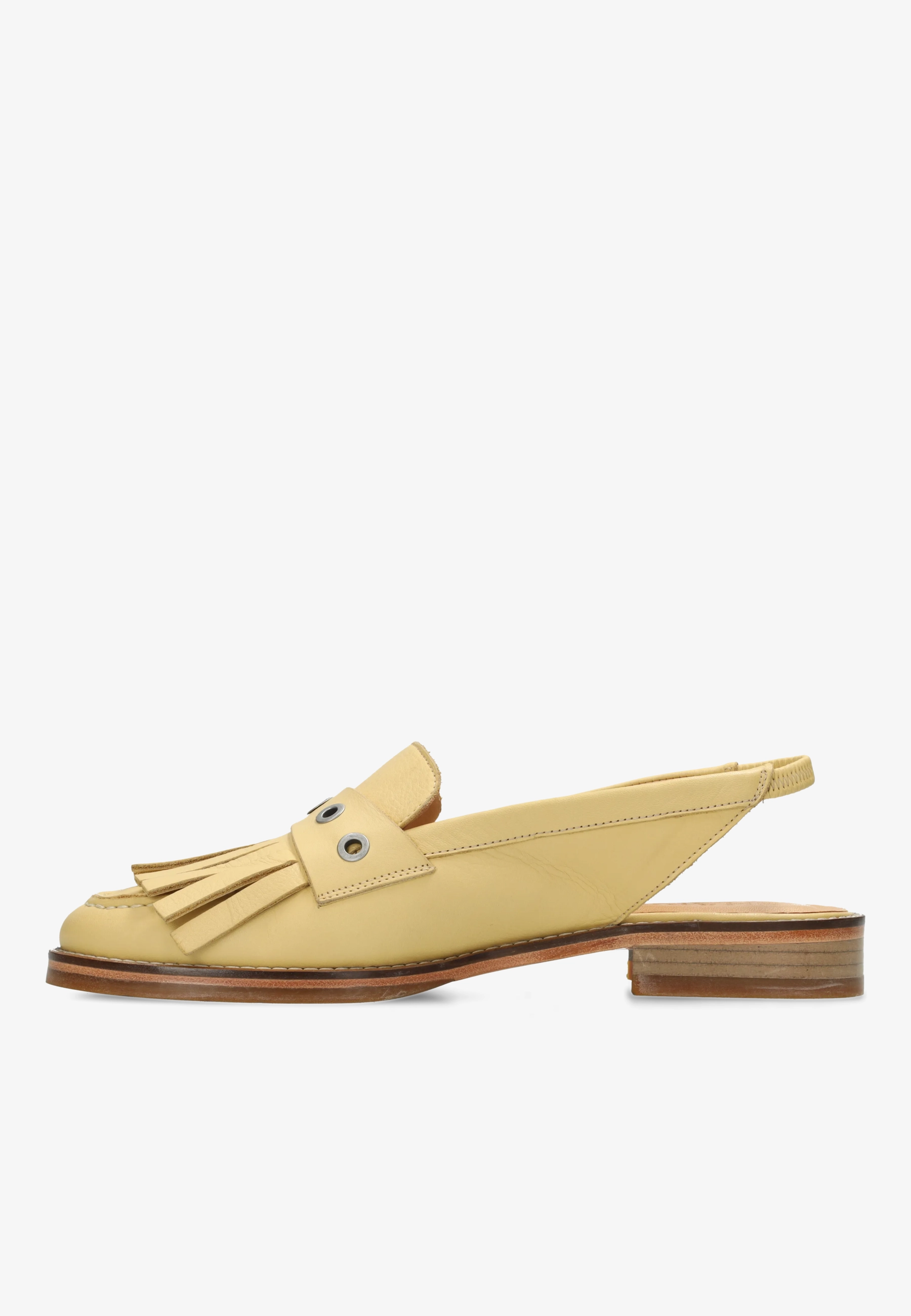 FES SLINGBACK Leather Pastel Yellow