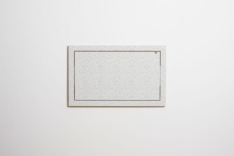 FlÃ¤pps Wandbureau 80x50-1 - Watercolor Dots door Kind of Style