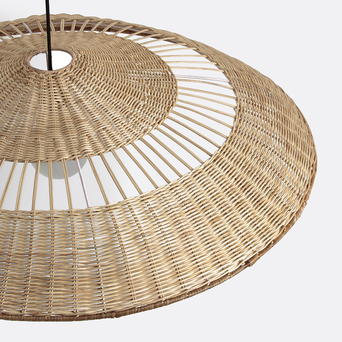 LA REDOUTE INTERIEURS<br>Luminária pendente em rattan Ø100 cm, Elora
