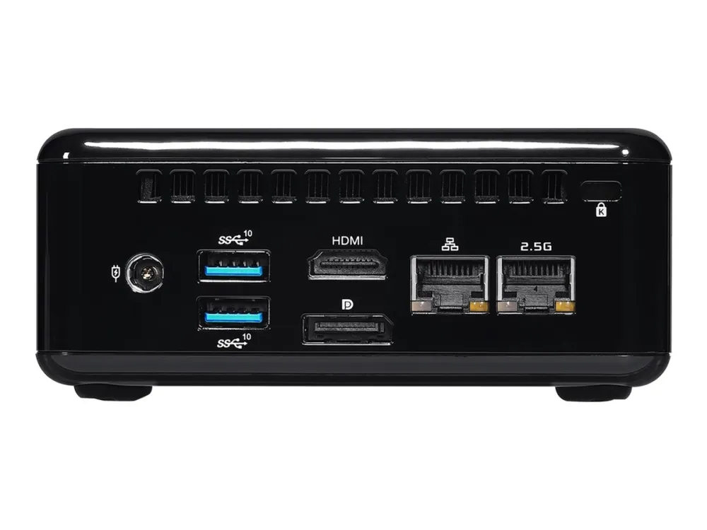 ASRock Industrial NUC BOX-1115G4 - Barebone - boks - 1 x Core i3 1115G4 / op til 4.1 GHz - RAM 0 GB - UHD Graphics - Gigabit Ethernet, 2.5 Gigabit Ethernet