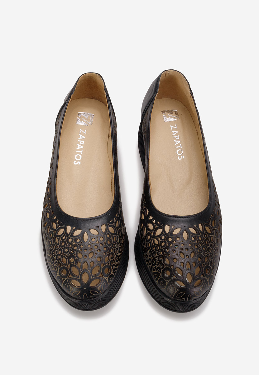 Chaussures casual à plateforme noirs Ulna