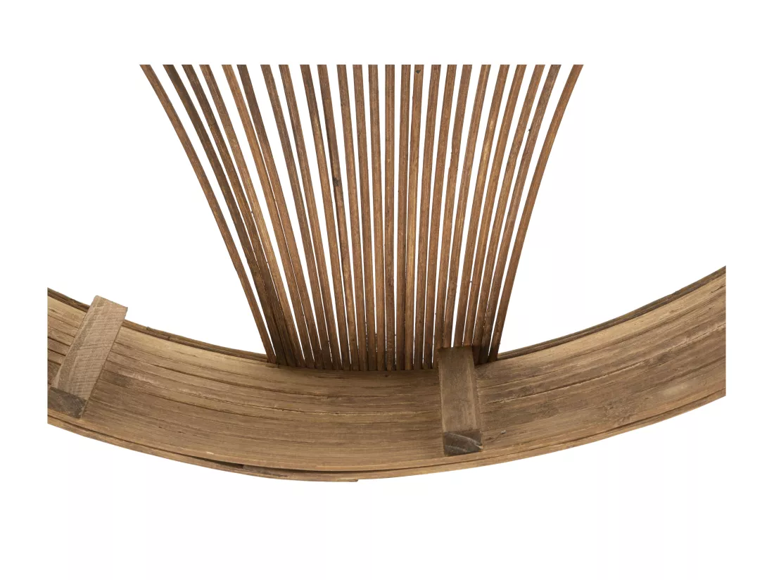Tableau d'affichage mural en rotin marron 60,5x10,5x76 cm