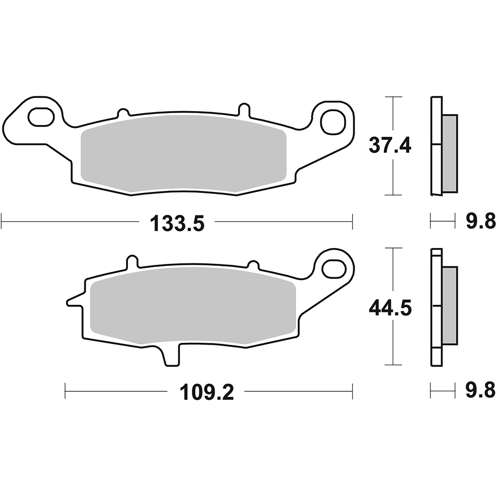 SBS - Plaquettes de frein 920 (LS)