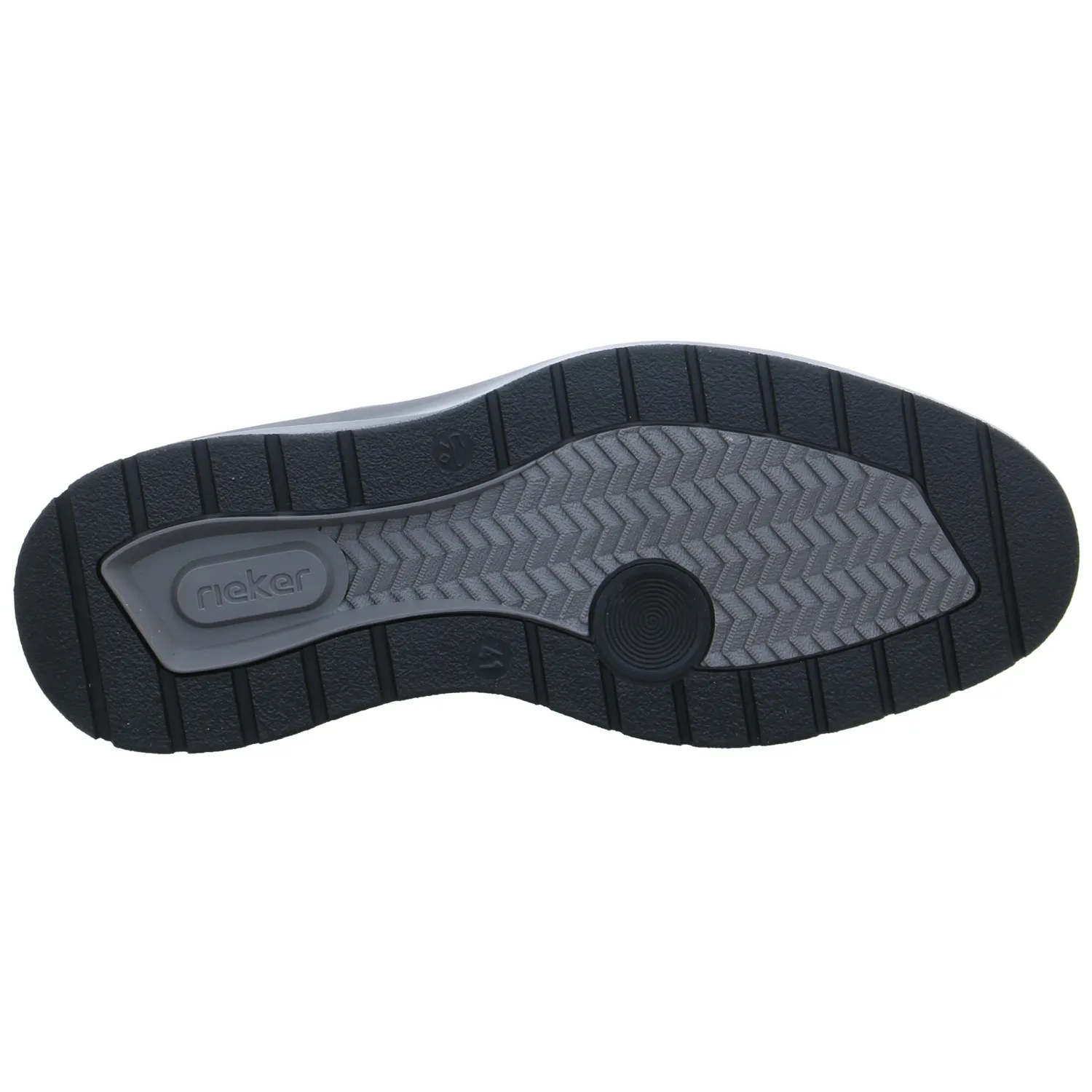 RIEKER Halbschuh-City Schwarz Leder