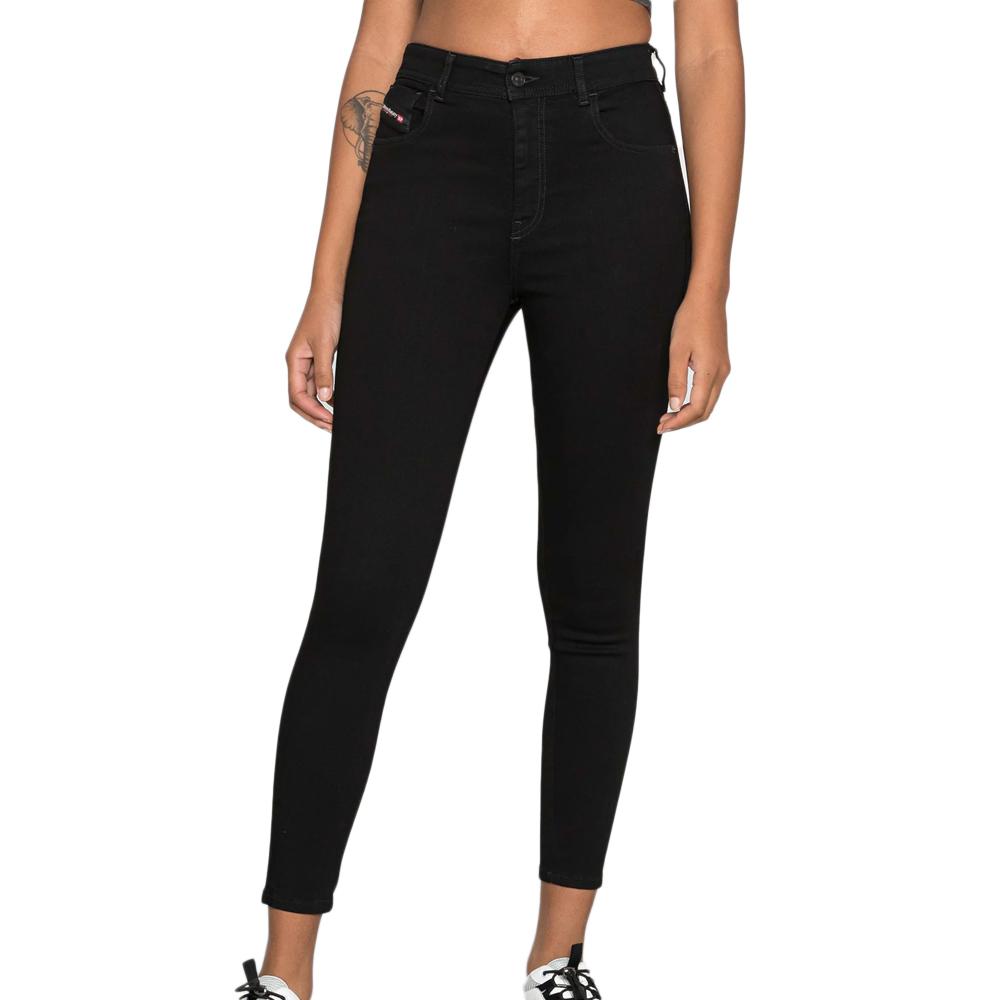 Diesel Jean Super Skinny Noir Femme Diesel Slandy