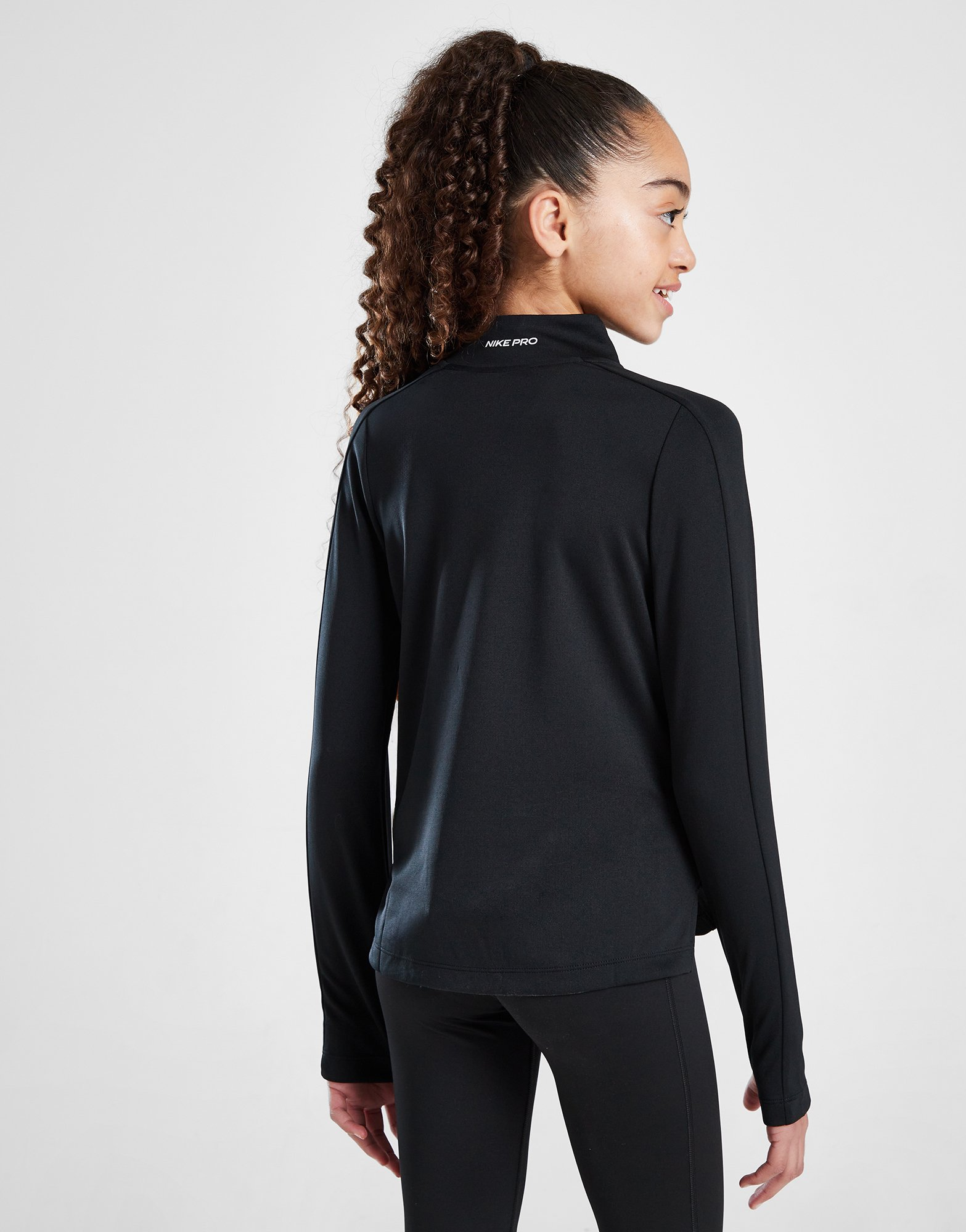 Nike Girls' Fitness Long Sleeve 1/2 Zip Top Junior