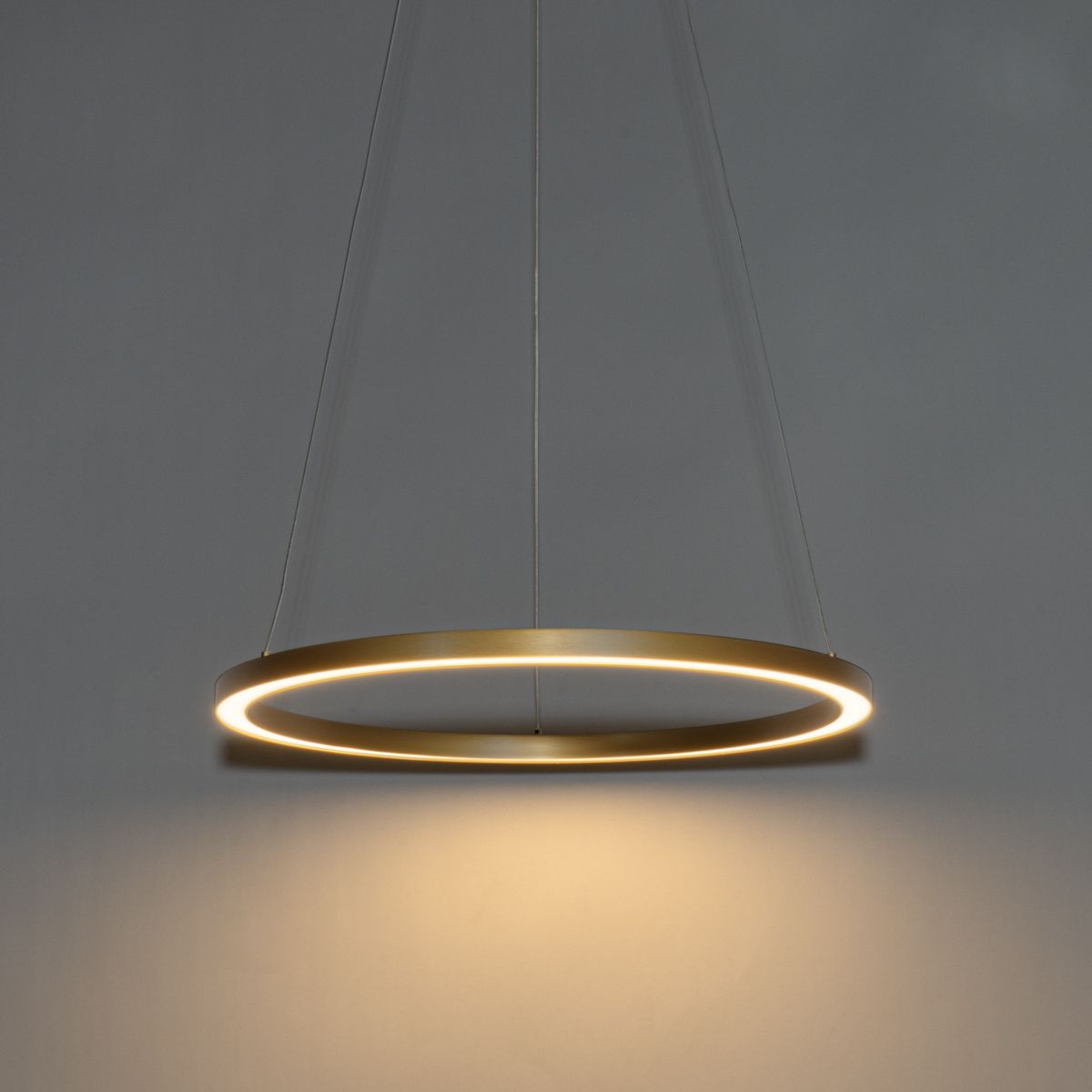 Hanglamp goud 60cm incl. LED 3-staps dimbaar - Girello