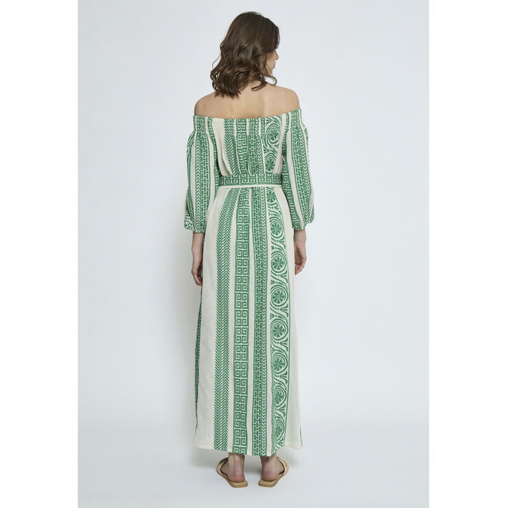 Minus MSMerilla Maxi Dress Palm green