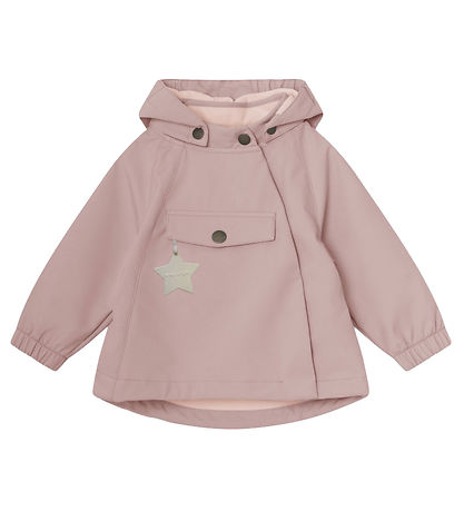 Mini A Ture Softshelljacke m. Fleece - MatWai - Cloudy Rose