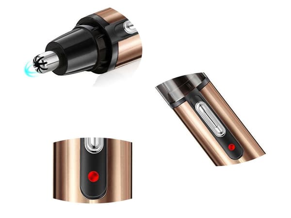 Oppladbar nesehårtrimmer / ørehårtrimmer
