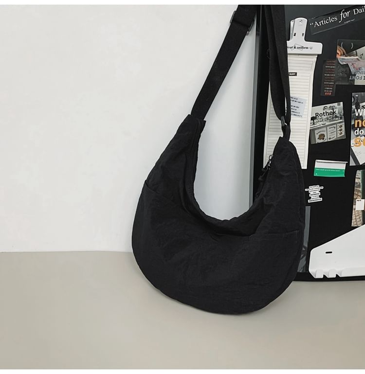 EAVALURE - Matching effen nylon crossbodytas voor koppels