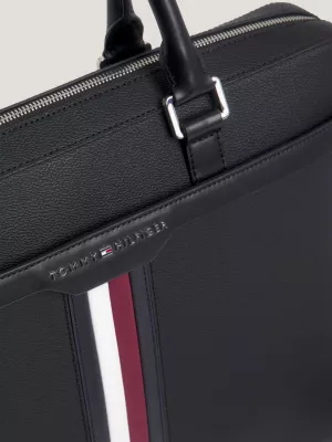 Bolsa para laptop com logotipo em lona revestida