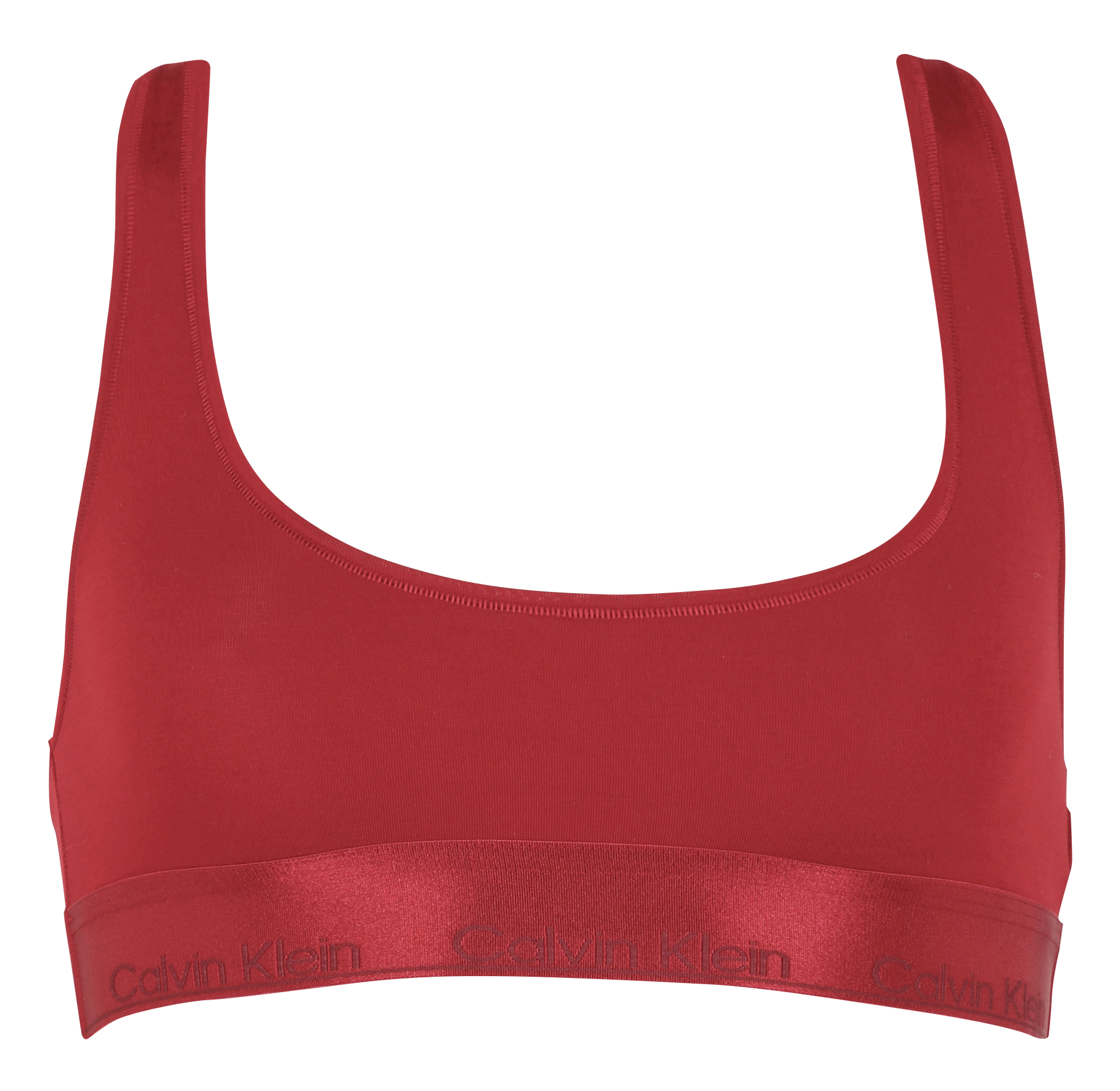 Brassière en coton bio mélangé | Rouge