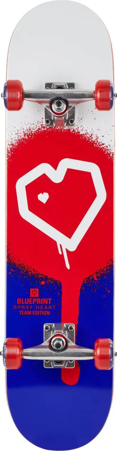 Blueprint Spray Heart V2 Komplet Skateboard - Skateboards