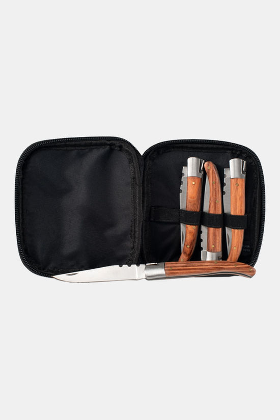 GSI Outdoors GSI Outdoors Rakau Folding Steak Knives Set Bestek