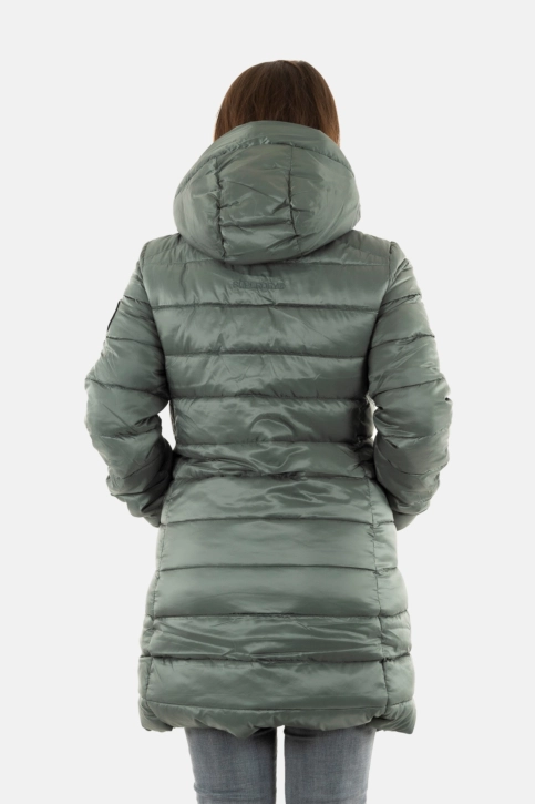 Doudounes superdry hooded fuji mid padded 9vc stormy weather blue